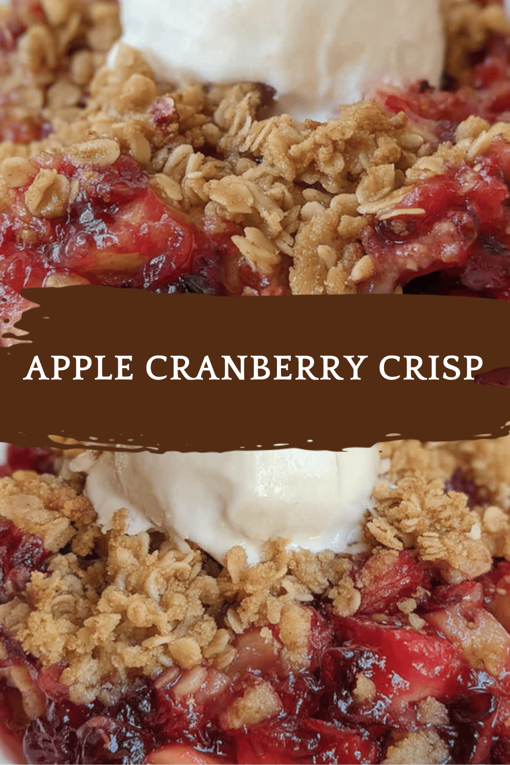 Apple Cranberry Crisp