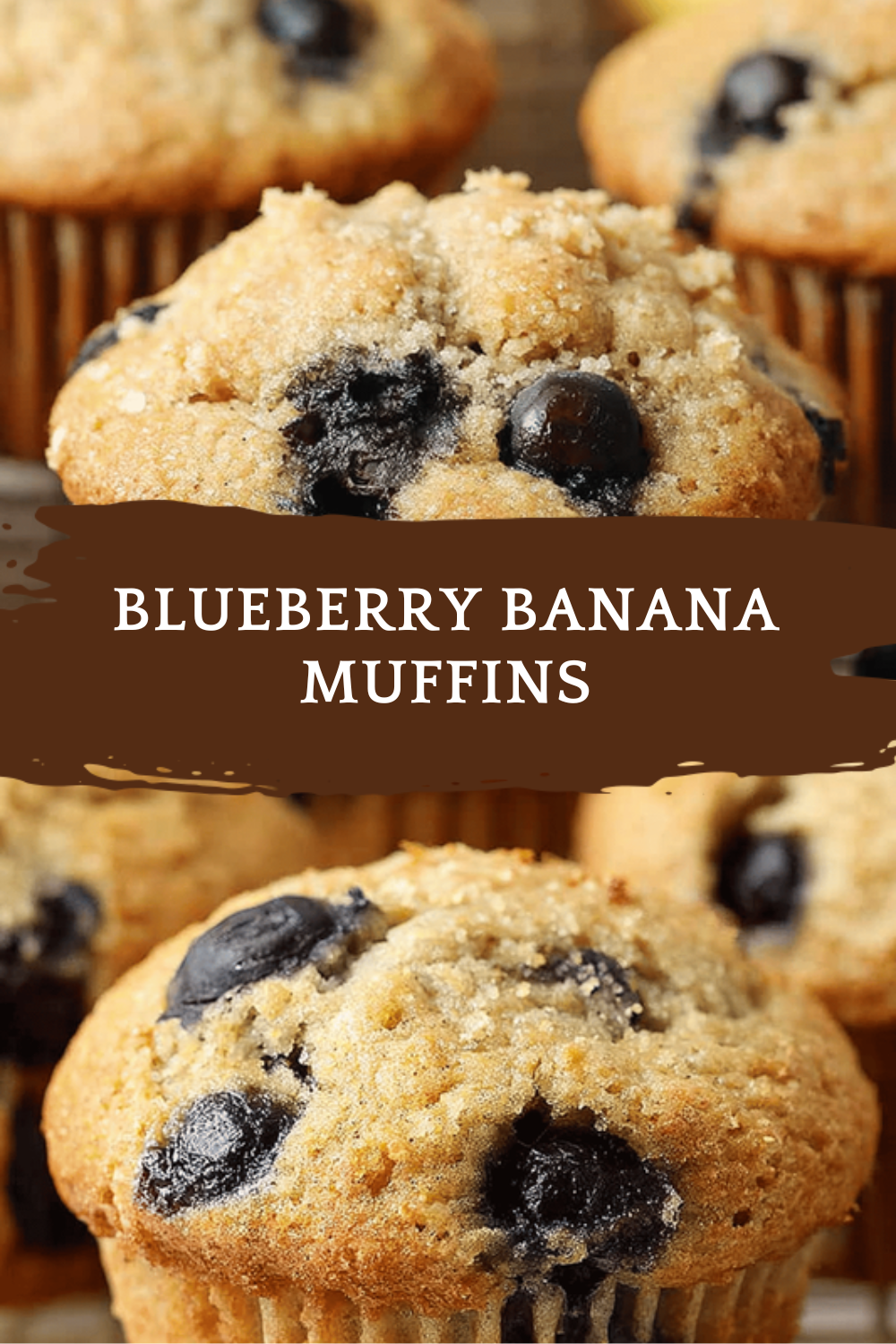 Blueberry Banana Muffins With Healthy, Natural Ingredients 6 Blueberry Banana Muffins