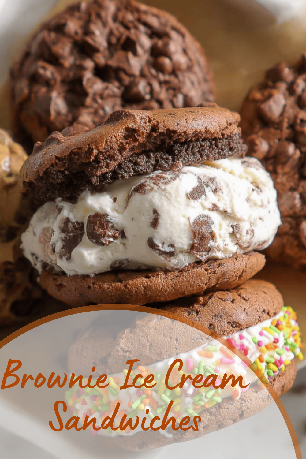 Brownie Ice Cream Sandwiches