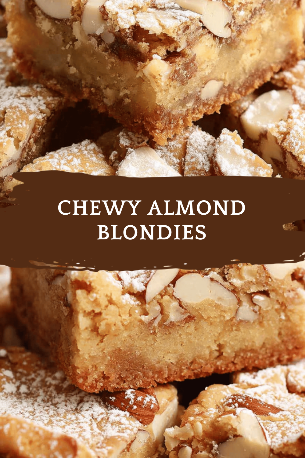 Chewy Almond Blondies