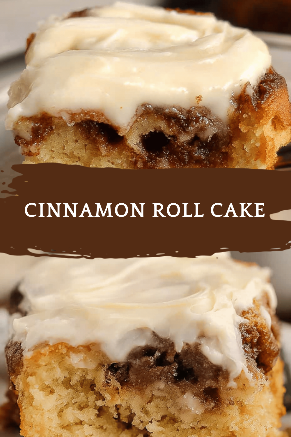 Cinnamon Roll Cake