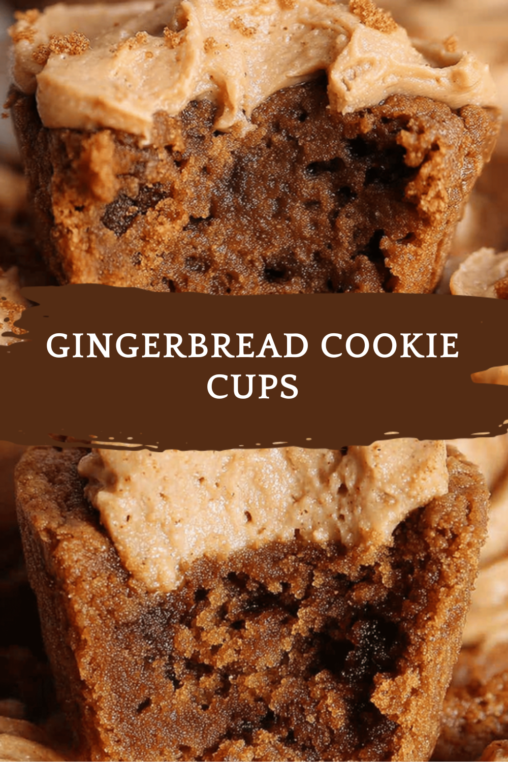 Gingerbread Cookie Cups