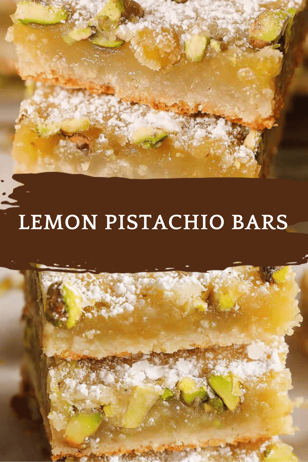 Lemon Pistachio Bars