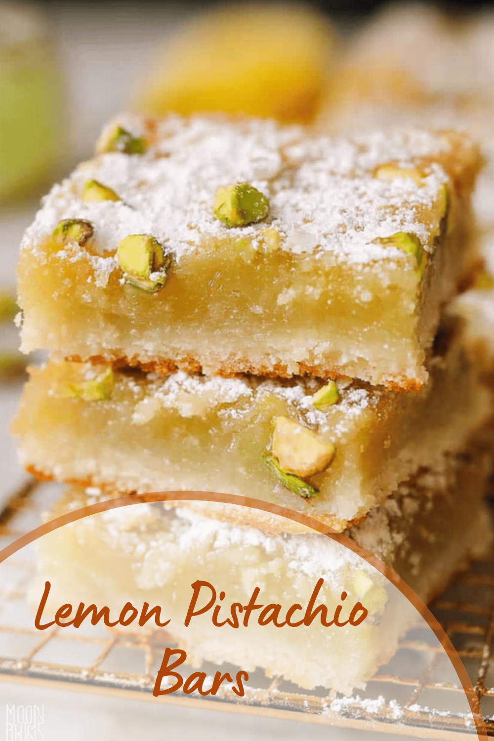 Lemon Pistachio Bars