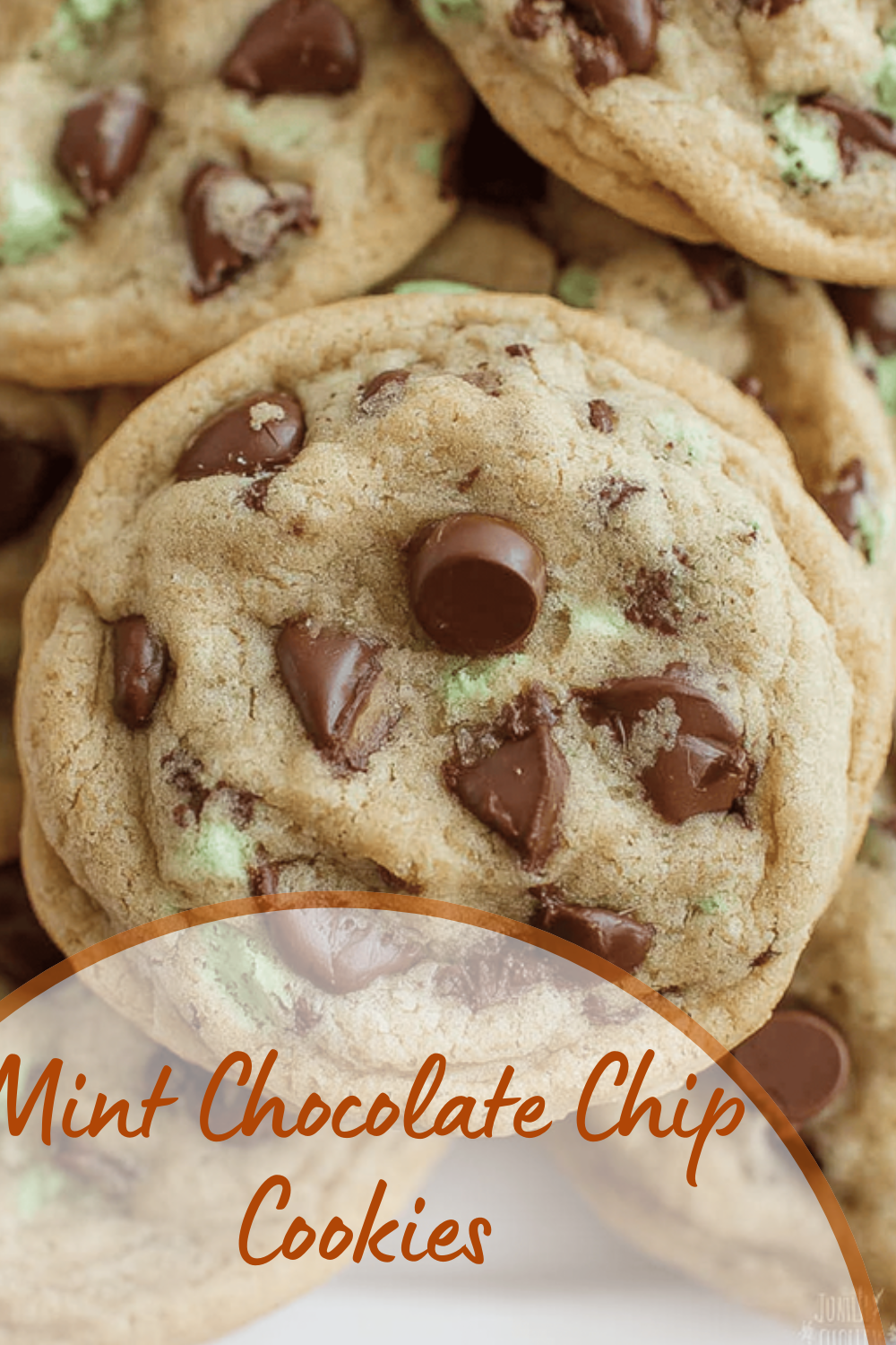 Mint Chocolate Chip Cookies