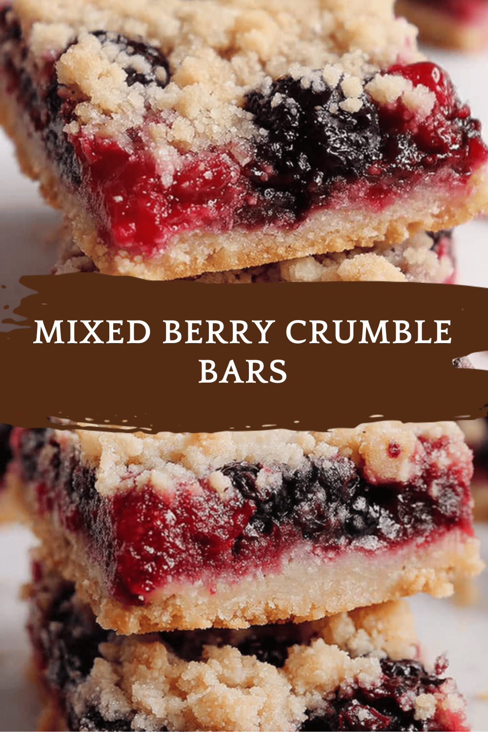 Mixed Berry Crumble Bars With Fresh Fruit And Oat Topping 6 Mixed Berry Crumble Bars