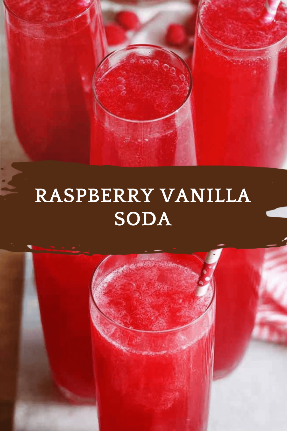 Raspberry Vanilla Soda