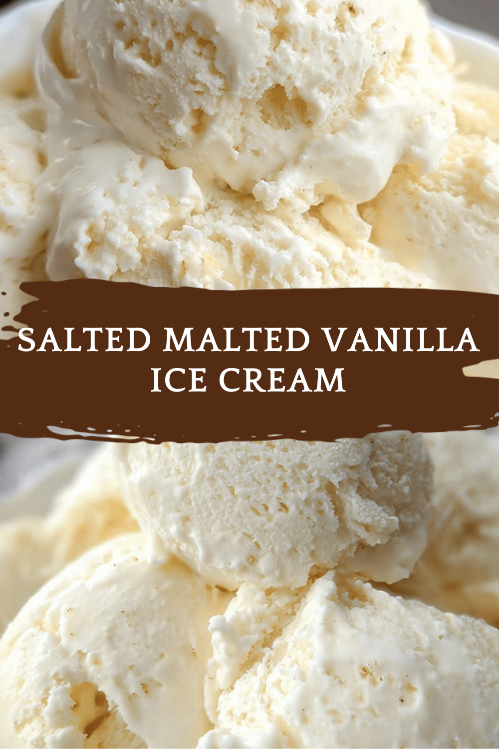 Salted Malted Vanilla Ice Cream