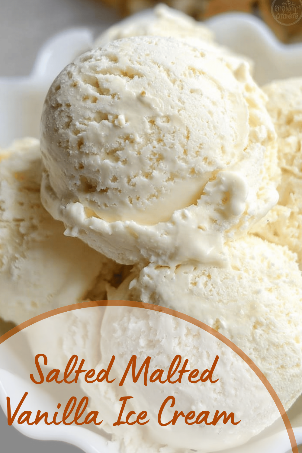 Salted Malted Vanilla Ice Cream