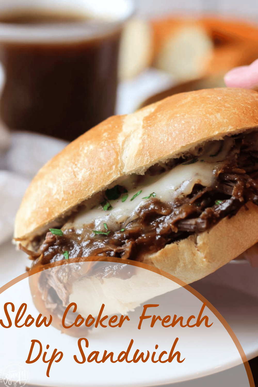 Slow Cooker French Dip Sandwiches With Tender Beef And Savory Dipping Sauce 7 Slow Cooker French Dip Sandwich