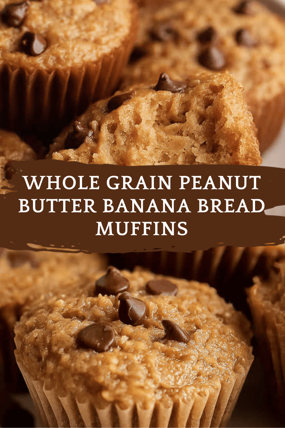 Peanut Butter Banana Muffins Recipe With Simple Ingredients 6 Whole Grain Peanut Butter Banana Bread Muffins