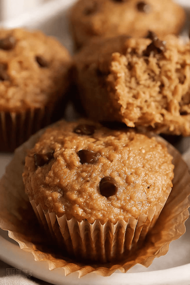 Whole Grain Peanut Butter Banana Bread Muffins 22.Png