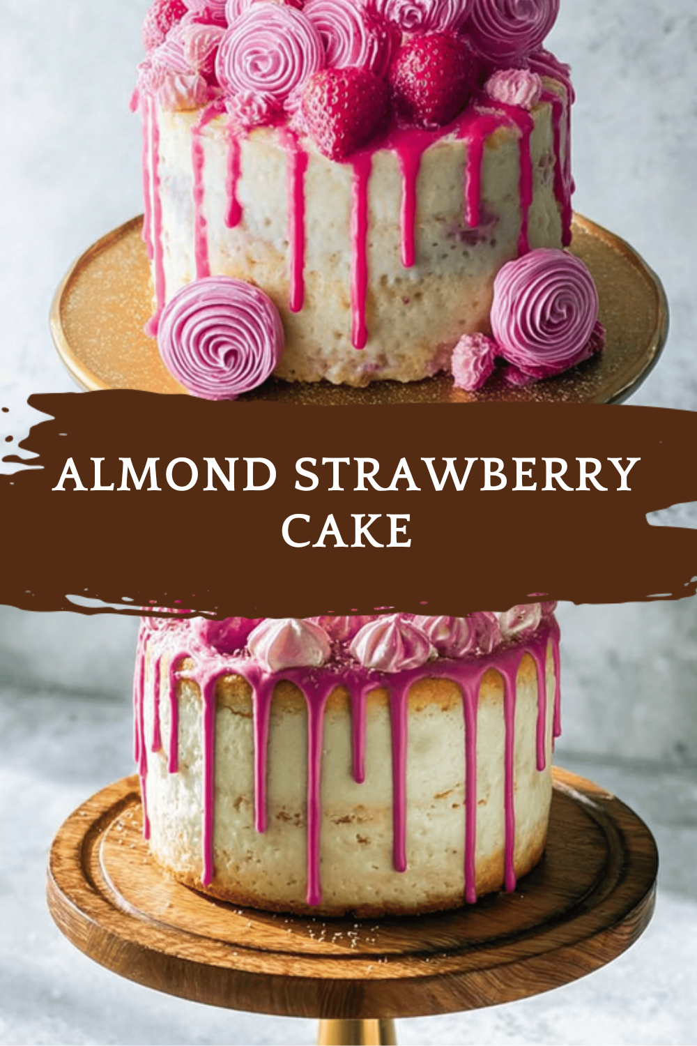 Almond Strawberry Cake