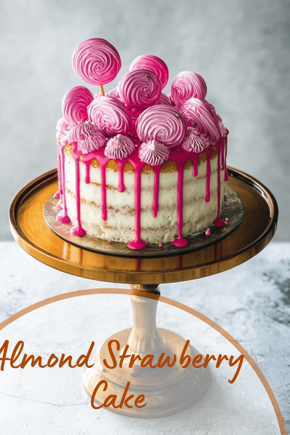 Almond Strawberry Cake