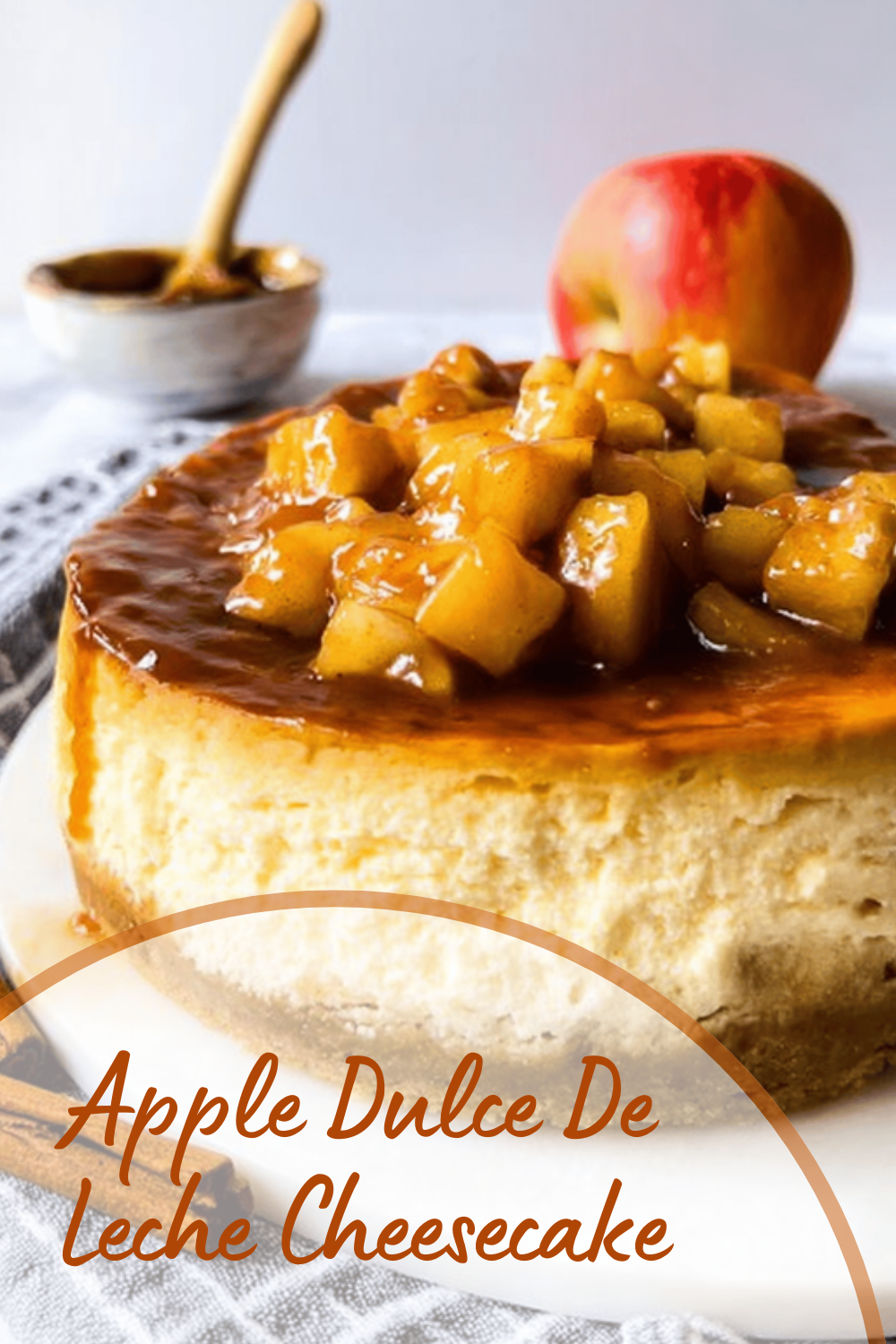 Apple Dulce De Leche Cheesecake