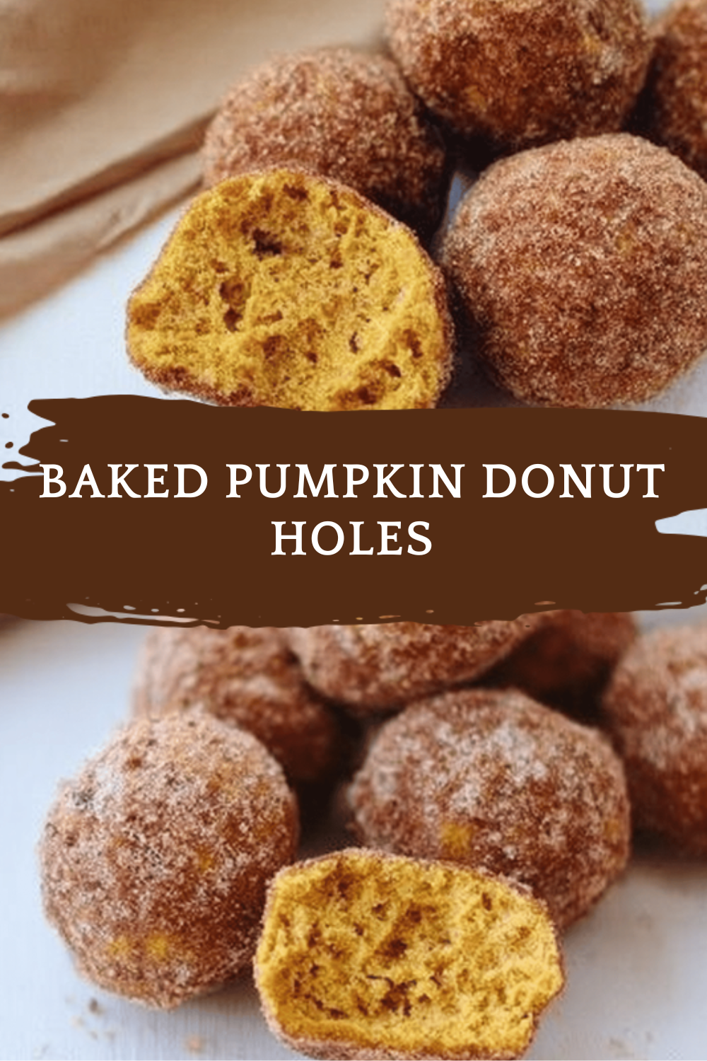 Baked Pumpkin Donut Holes