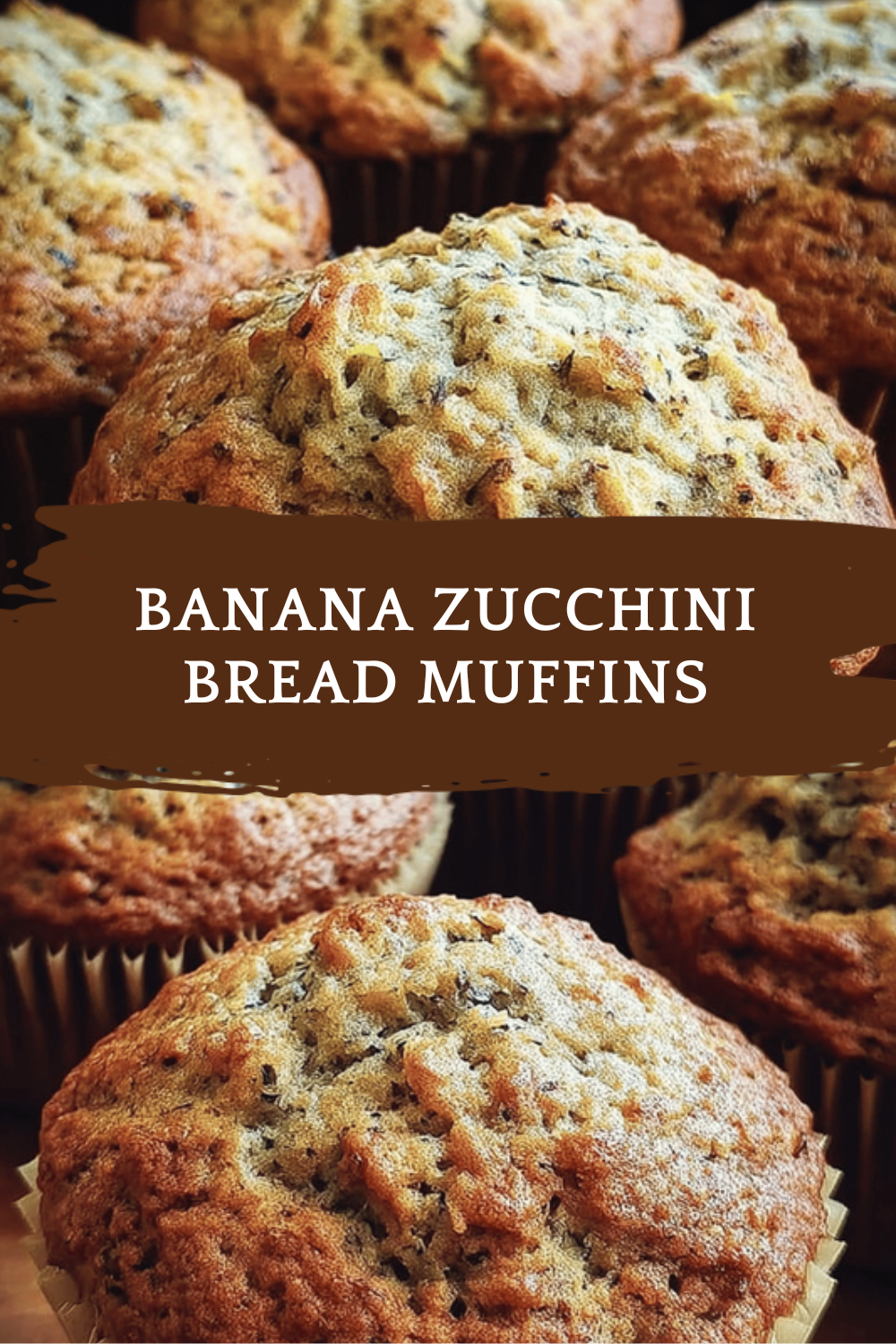 Banana Zucchini Bread Muffins