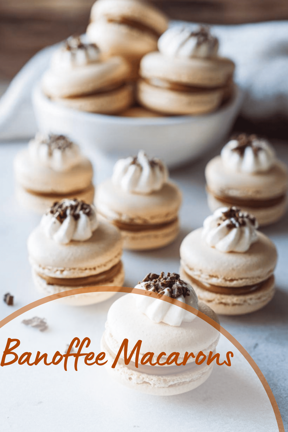 Banoffee Macarons
