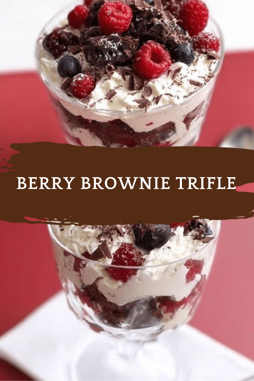 Berry Brownie Trifle