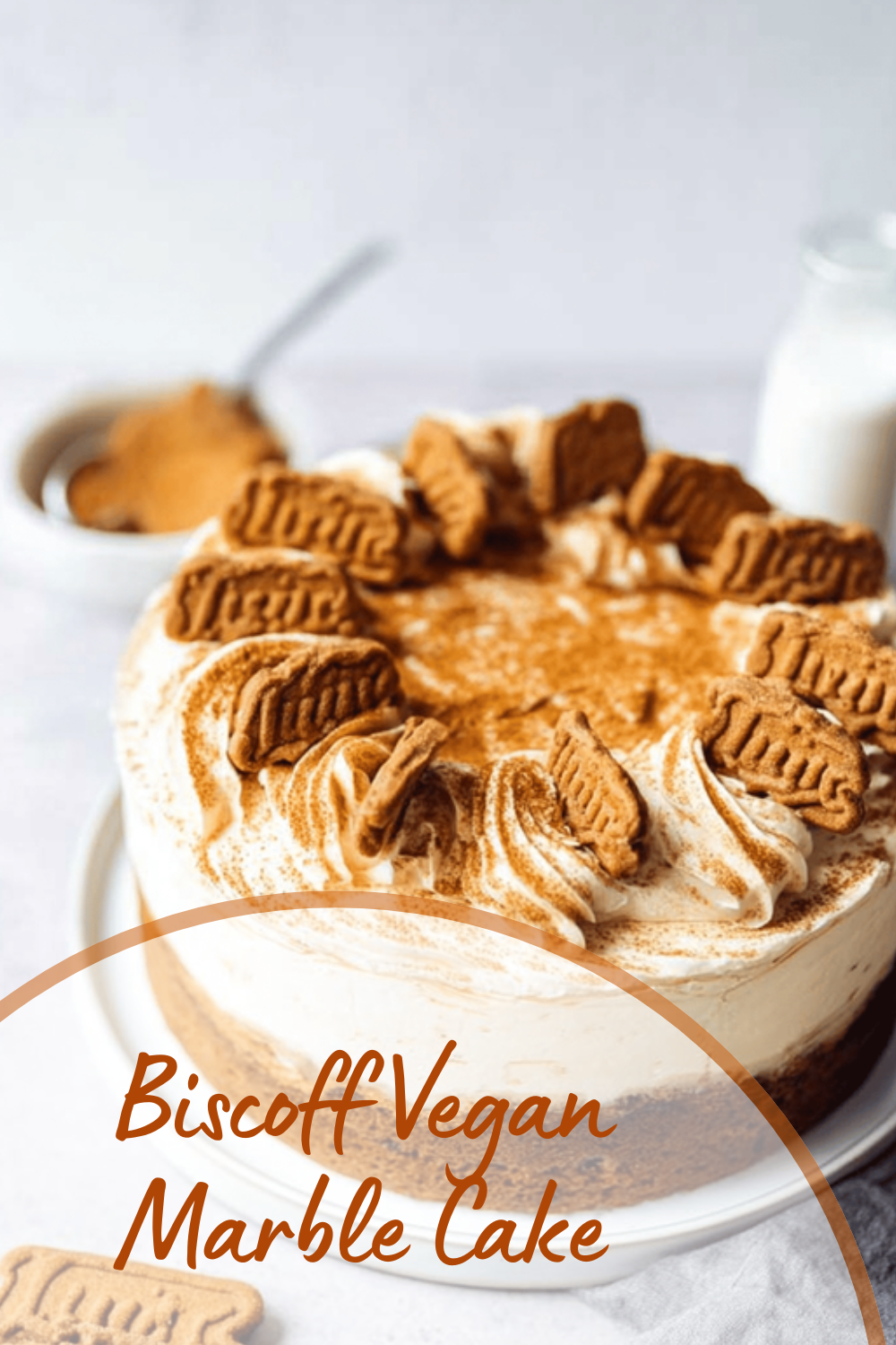 Biscoff Vegan Marble Cake