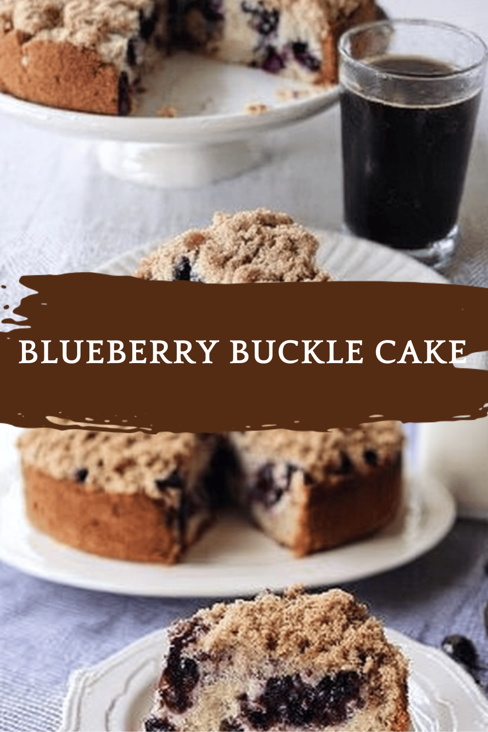 Blueberry Buckle Cake