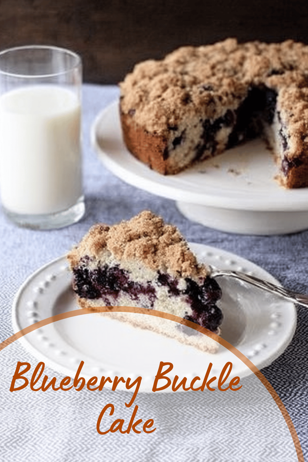 Blueberry Buckle Cake