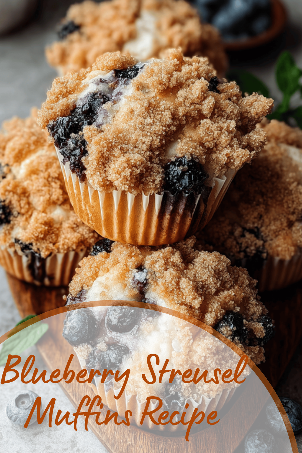 Blueberry Streusel Muffins Recipe