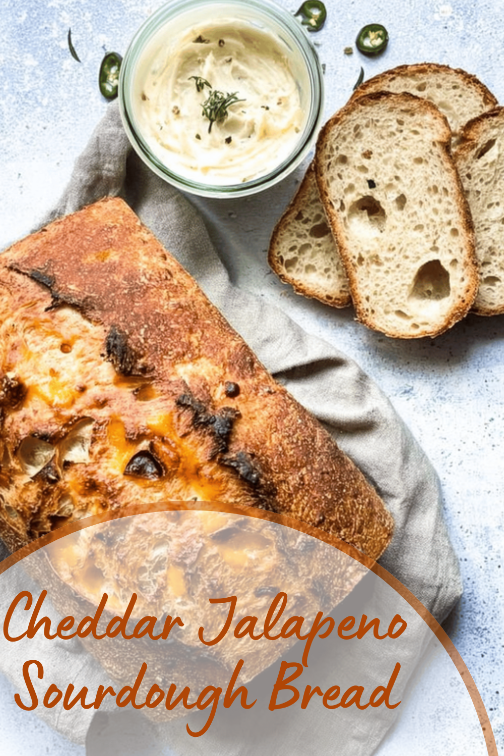 Cheddar Jalapeno Sourdough Bread