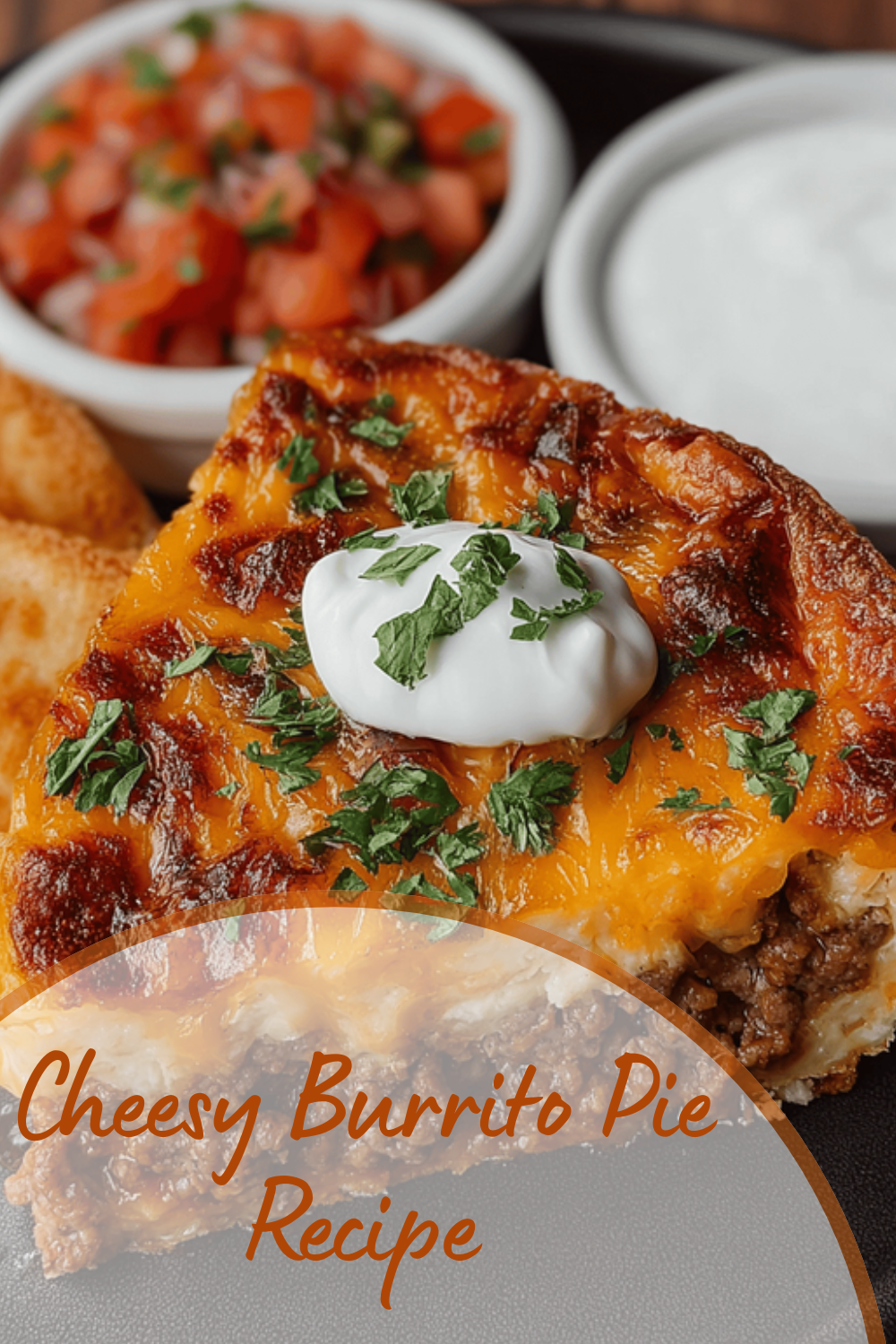 Cheesy Burrito Pie Recipe