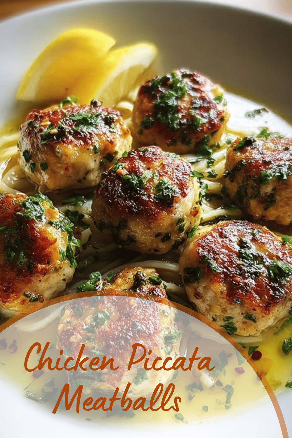 Chicken Piccata Meatballs