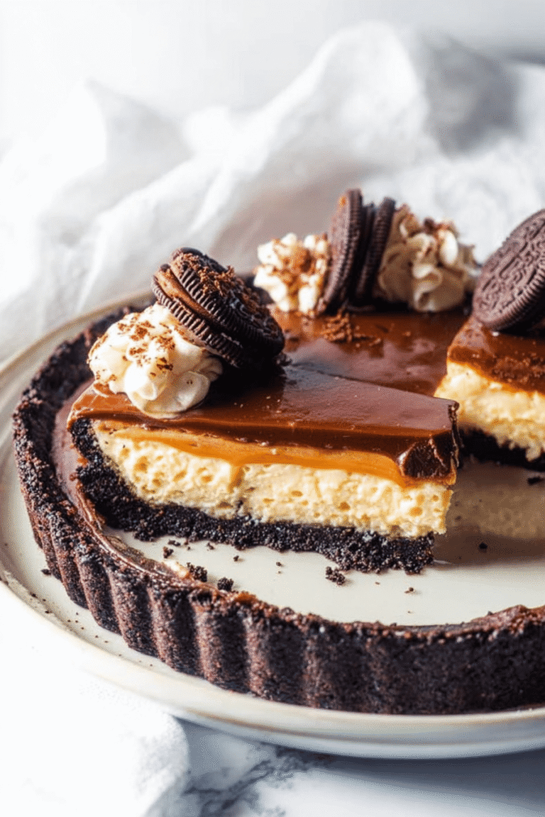 Chocolate And Dulce De Leche Cheesecake Pie 45.Png