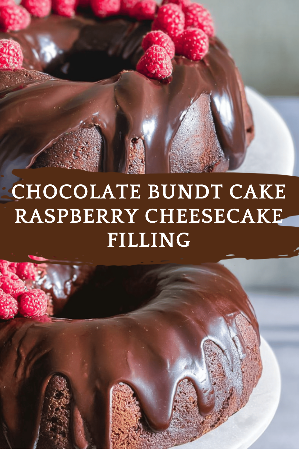 Chocolate Bundt Cake Raspberry Cheesecake Filling