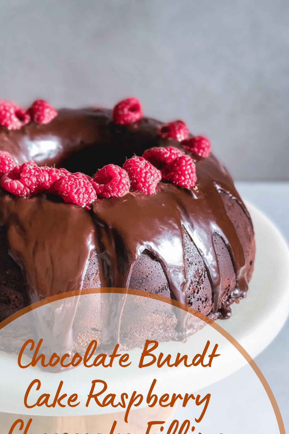 Chocolate Bundt Cake Raspberry Cheesecake Filling