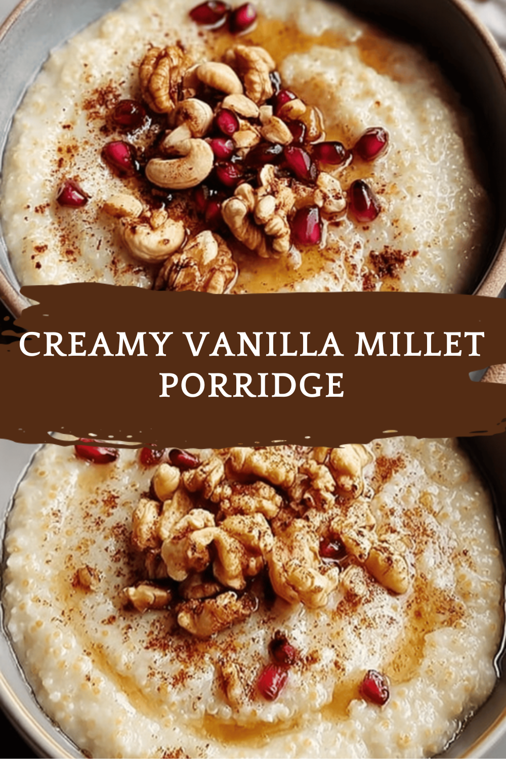 Creamy Vanilla Millet Porridge