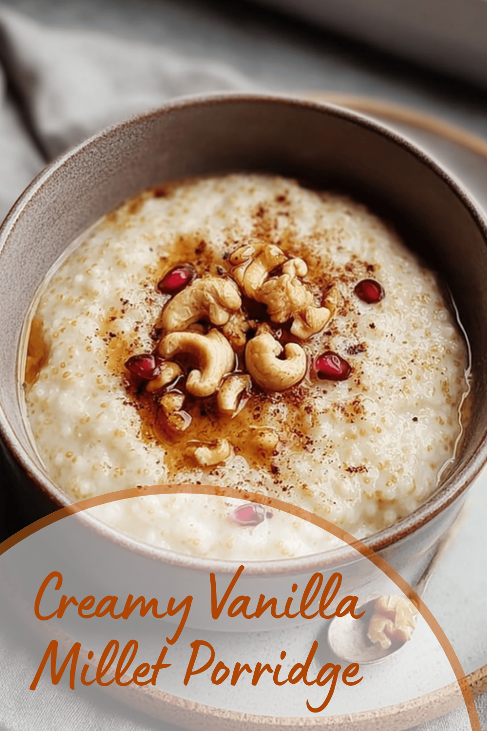 Creamy Vanilla Millet Porridge