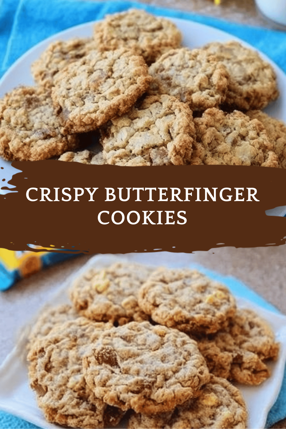 Crispy Butterfinger Cookies