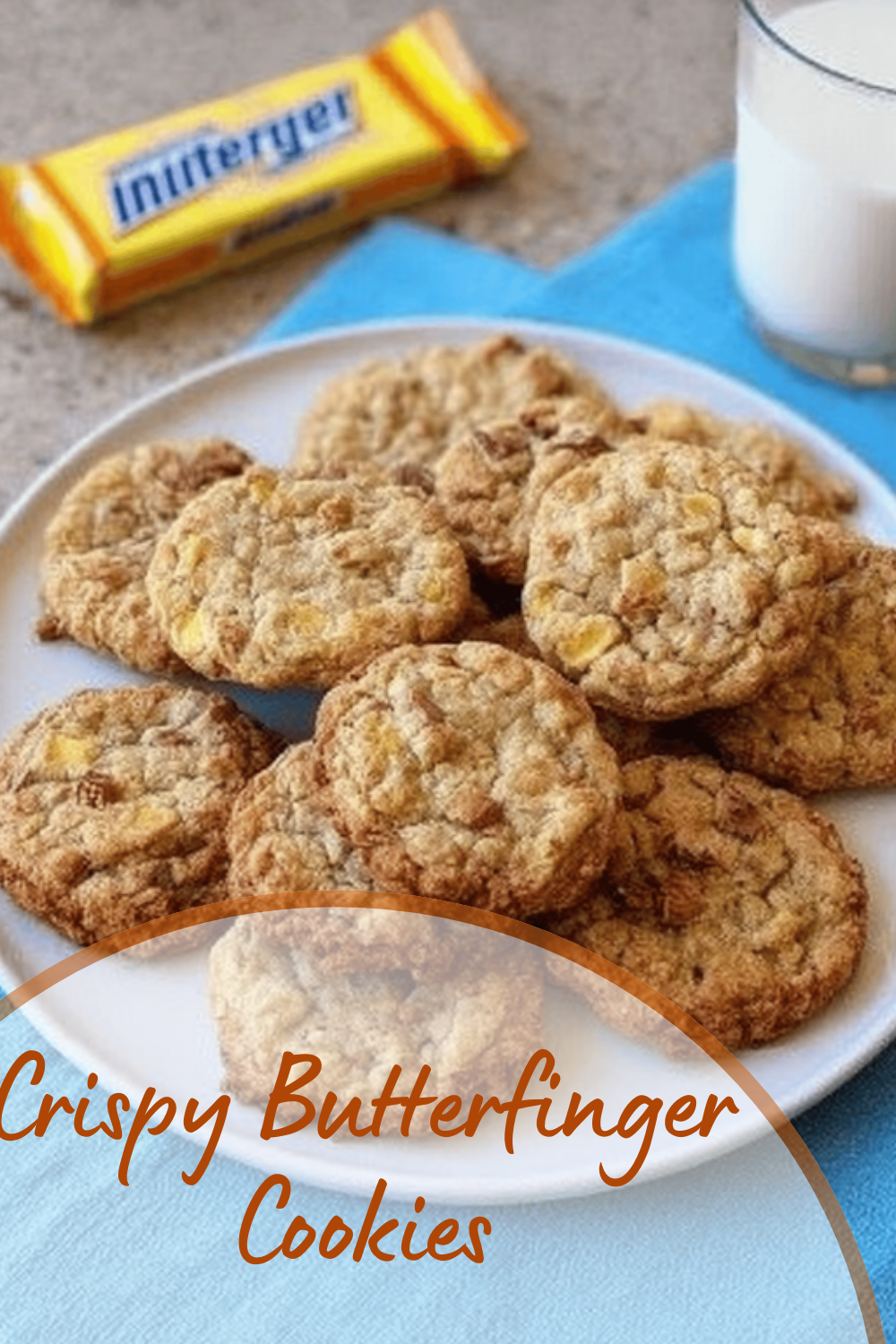 Crispy Butterfinger Cookies