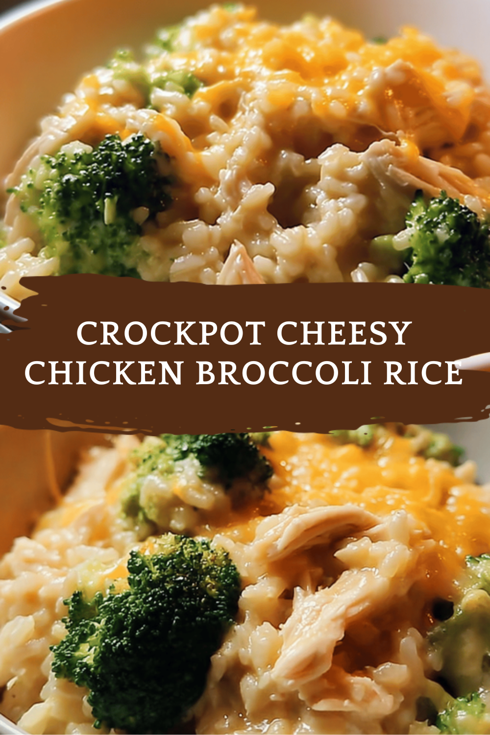 Crockpot Cheesy Chicken Broccoli Rice