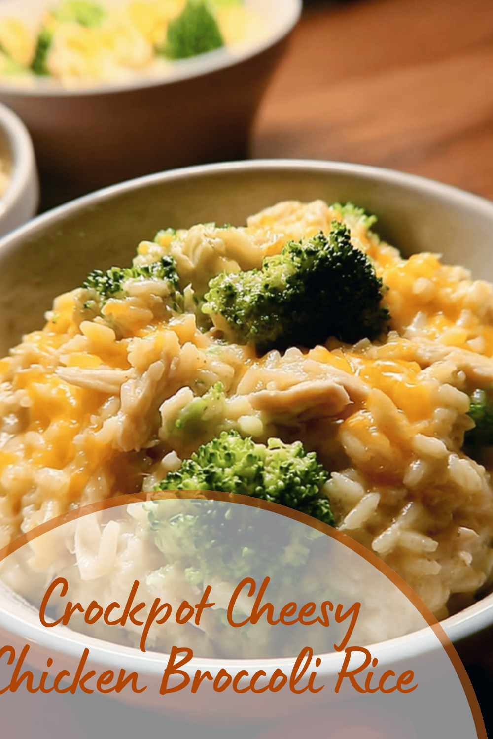 Crockpot Cheesy Chicken Broccoli Rice
