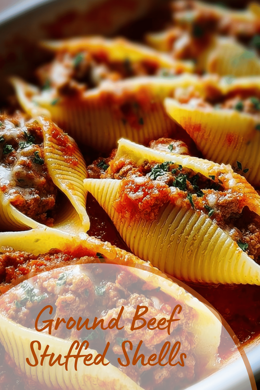 Ground Beef Stuffed Shells