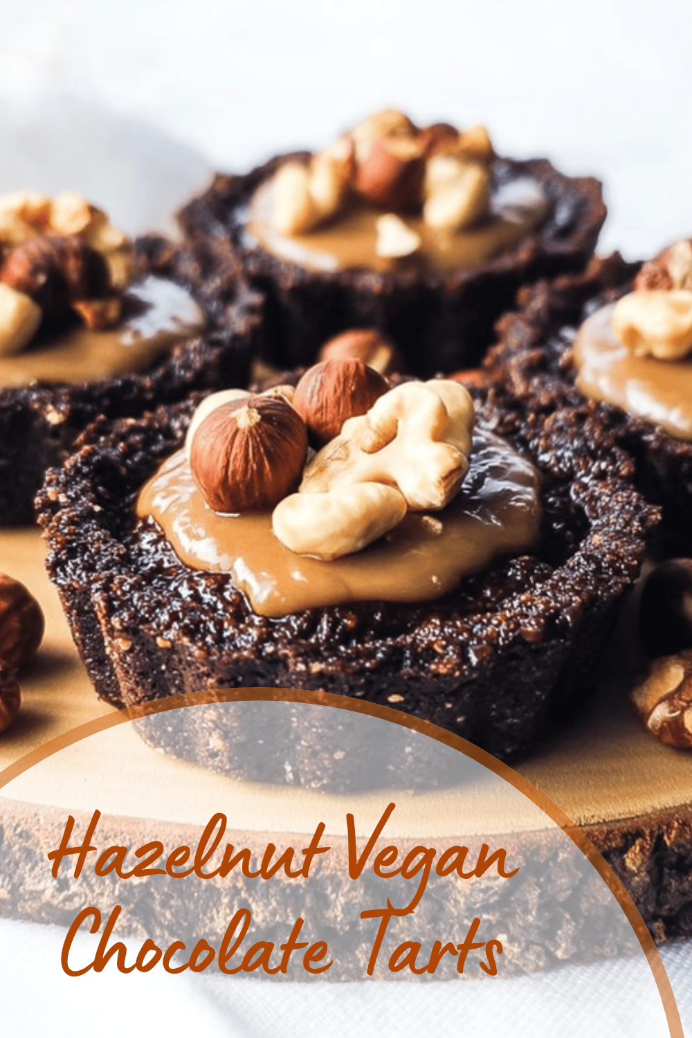 Hazelnut Vegan Chocolate Tarts