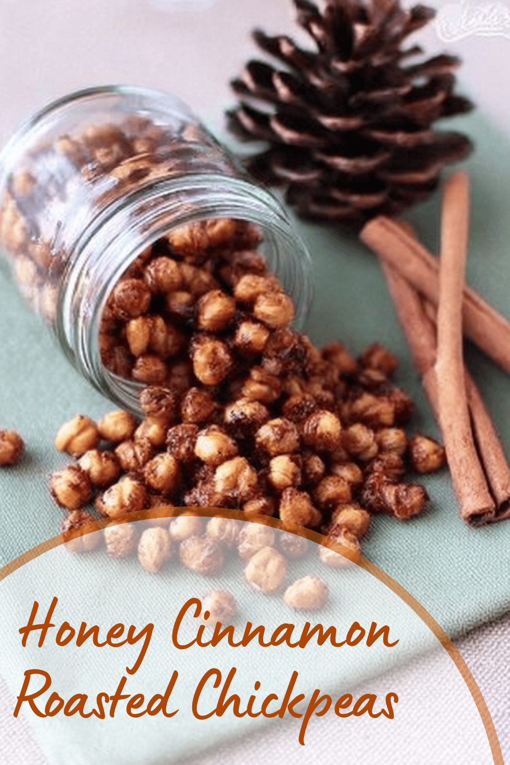 Honey Cinnamon Roasted Chickpeas