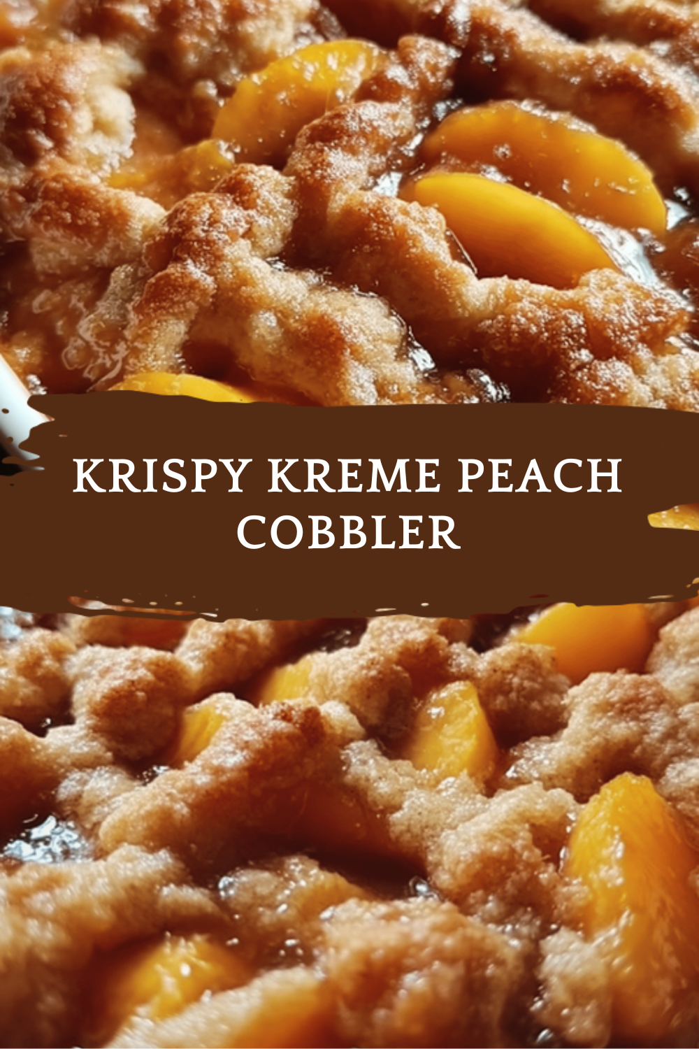 Krispy Kreme Peach Cobbler