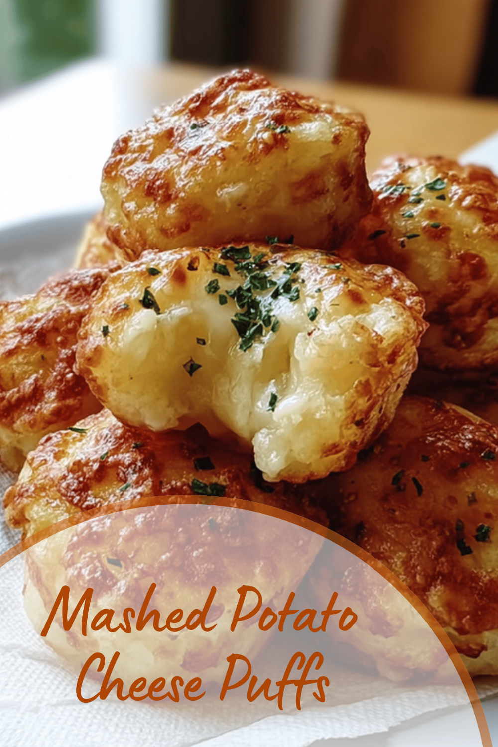 Mashed Potato Cheese Puffs