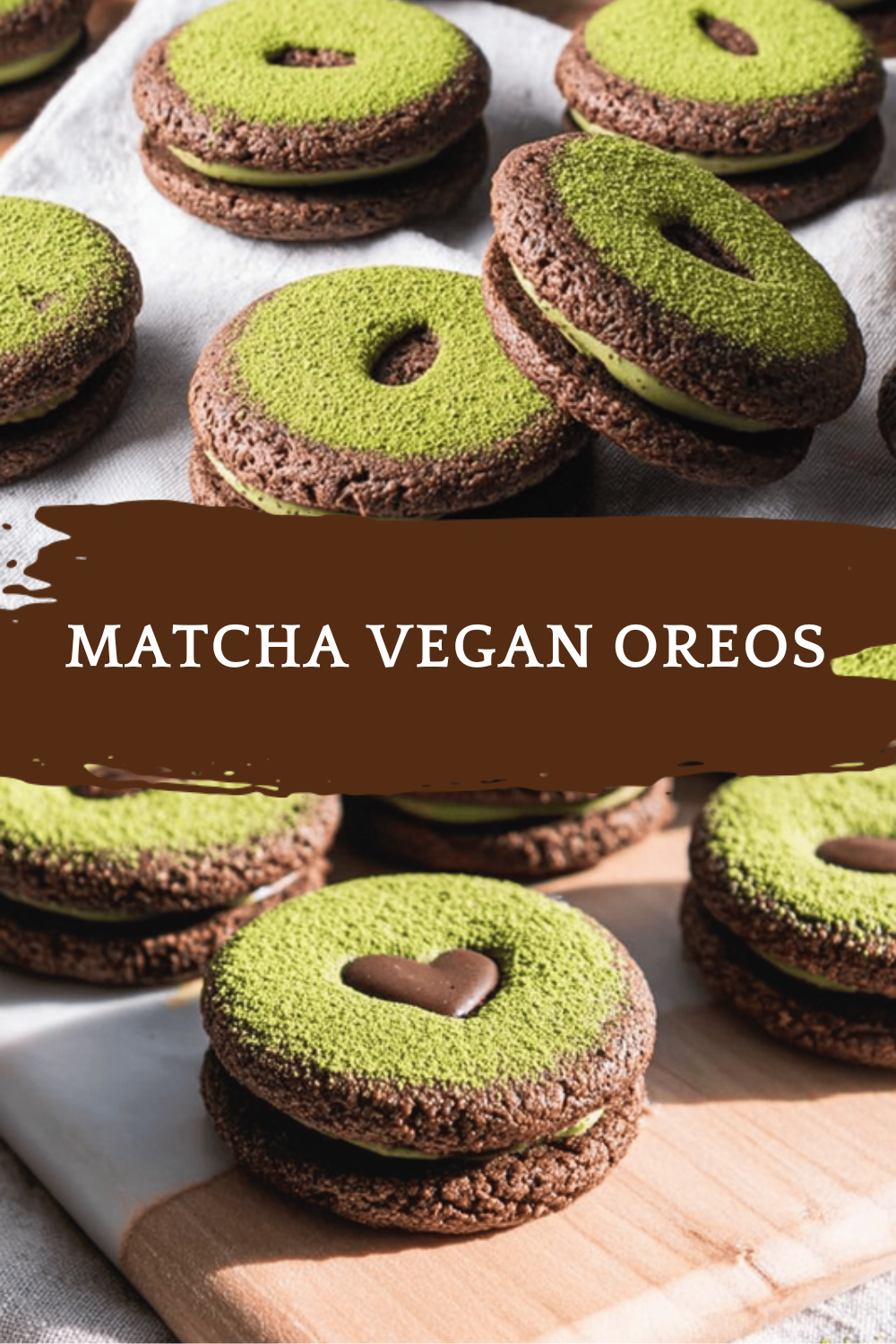 Matcha Vegan Oreos