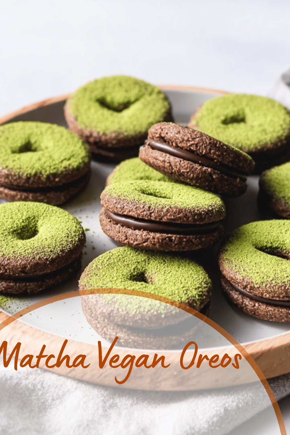 Matcha Vegan Oreos