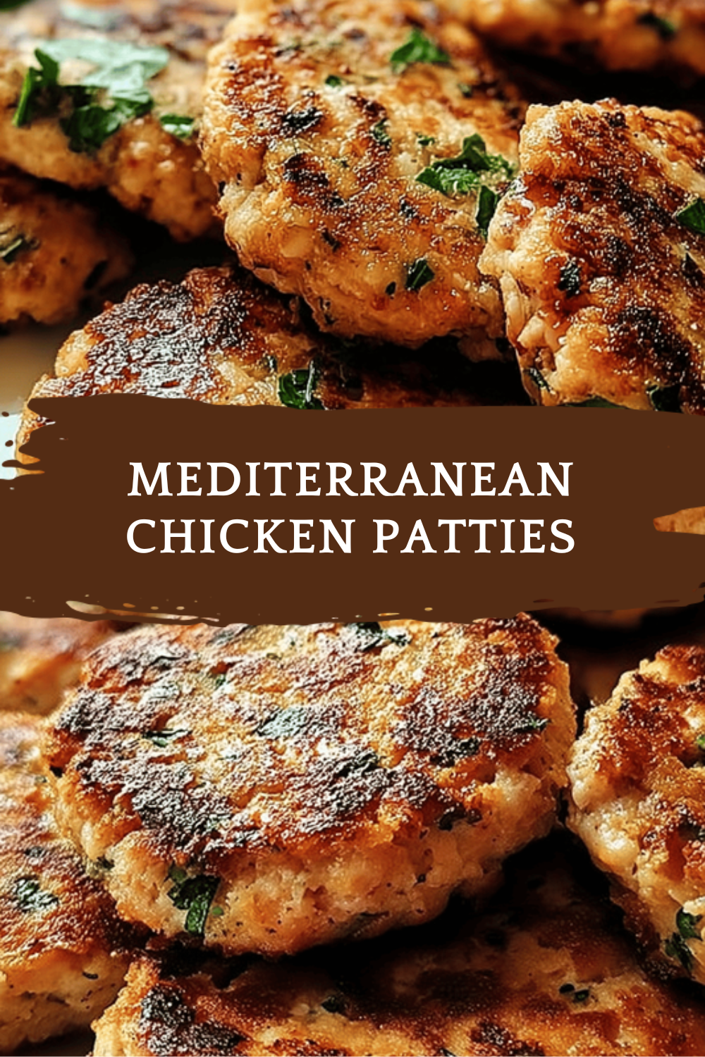 Mediterranean Chicken Patties