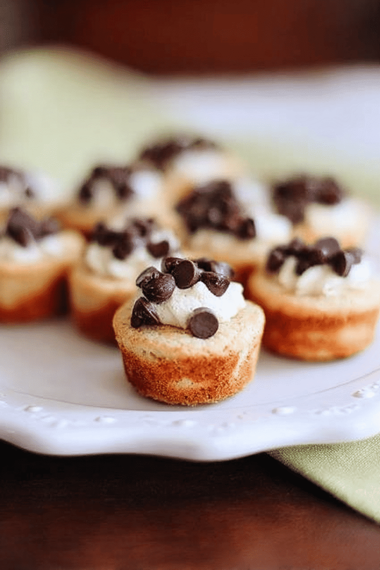 Mini Chocolate Chip Maple Pancake Cupcakes 47.Png