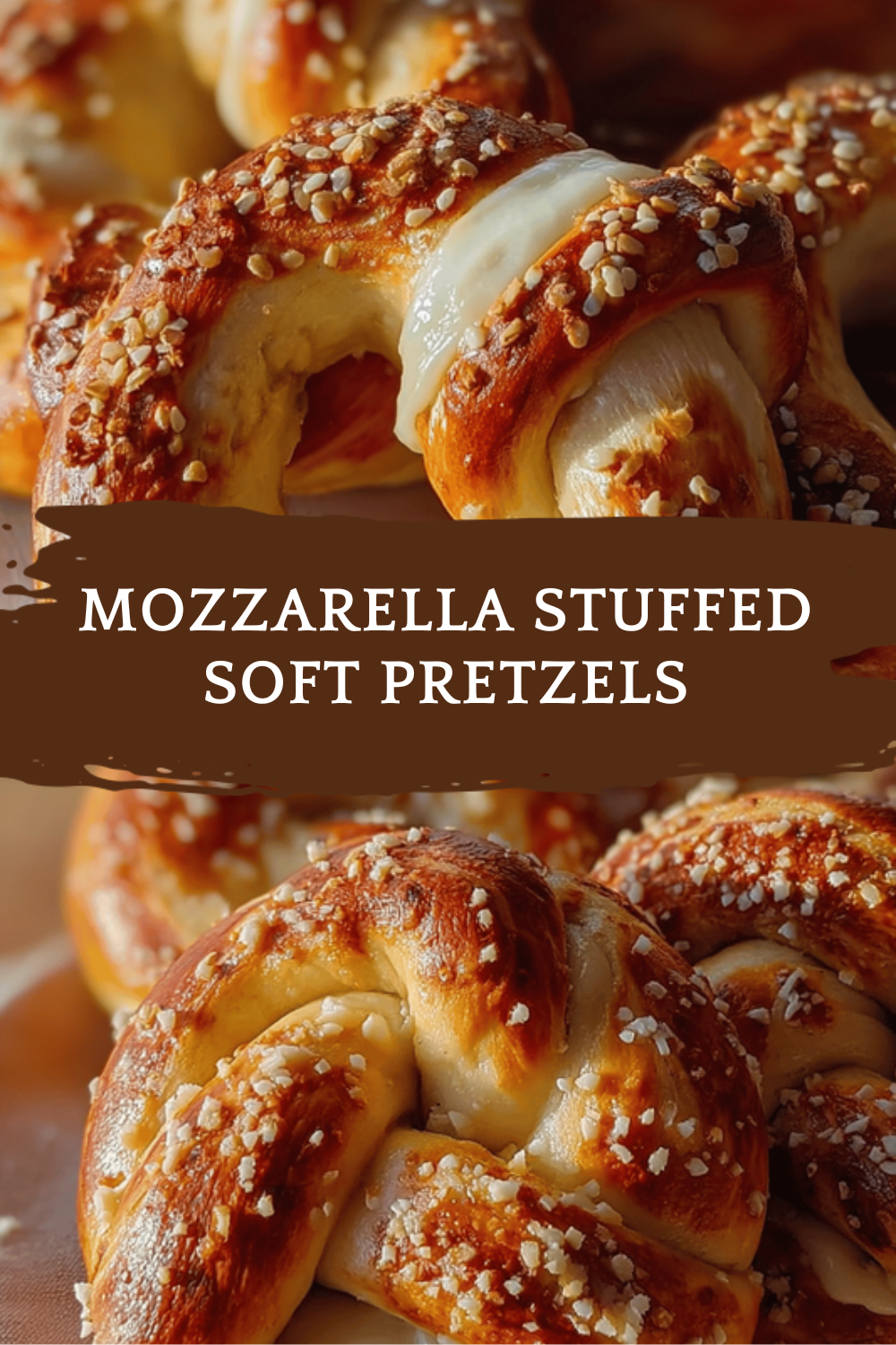 Mozzarella Stuffed Soft Pretzels