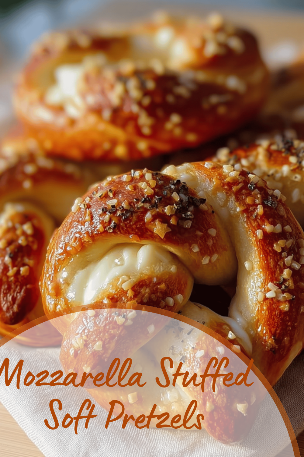 Mozzarella Stuffed Soft Pretzels